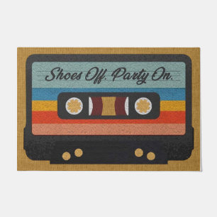 Shoes Off Party On Mat, Humour Quotes Doormat