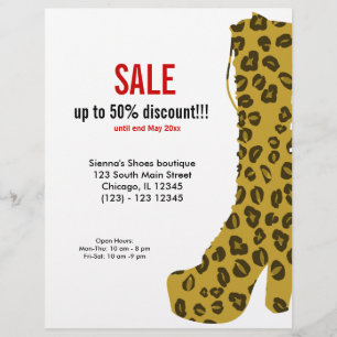 Shoes on Sale Flyer