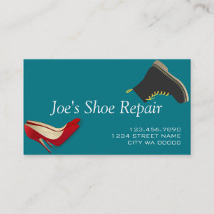 Shoes Repair Shop Business Card