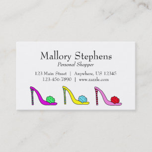Shoes Shoes Shoes Business Calling Card