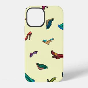 Shoes watercolor seamless pattern iPhone 12 case