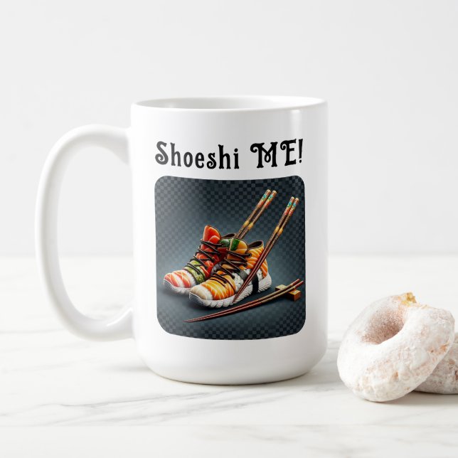 Shoeshi ME - Unique Sushi Sneaker Coffee Mug (With Donut)