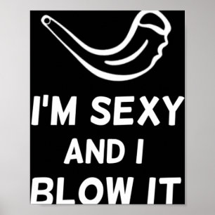 Shofar I'm Y And I Blow It Rosh Hashanah Jewish Ne Poster