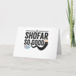 Shofar So good Funny Jewish Hanukkah Holiday Gift Card<br><div class="desc">chanukah, menorah, hanukkah, dreidel, jewish, judaism, holiday, religion, christmas, </div>
