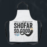 Shofar So Good Jewish Ram Hanukkah  Apron<br><div class="desc">chanukah, menorah, hanukkah, dreidel, jewish, judaism, holiday, religion, christmas</div>