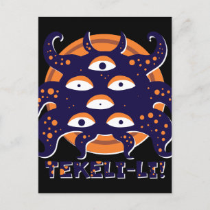 Shoggoth Mountains of Madness Lovecraft Postcard