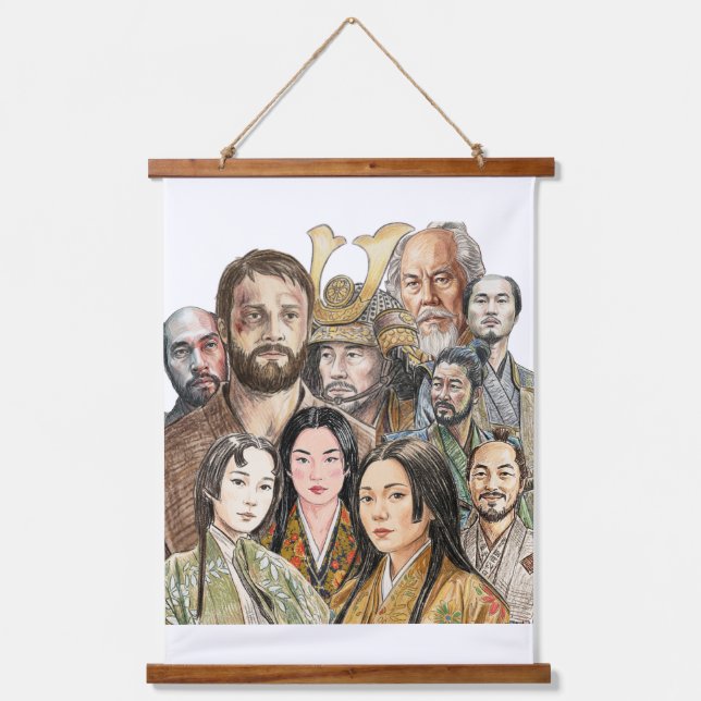 Shogun - Collage Hanging Tapestry (Front)