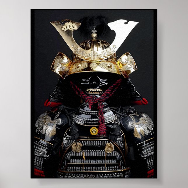 Shogun Samurai armour Poster Wall Art (Front)