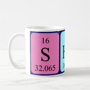 Shona periodic table name mug