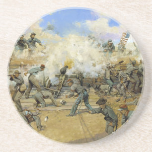 Shoot and Be Dammed by Keith Rocco Coaster