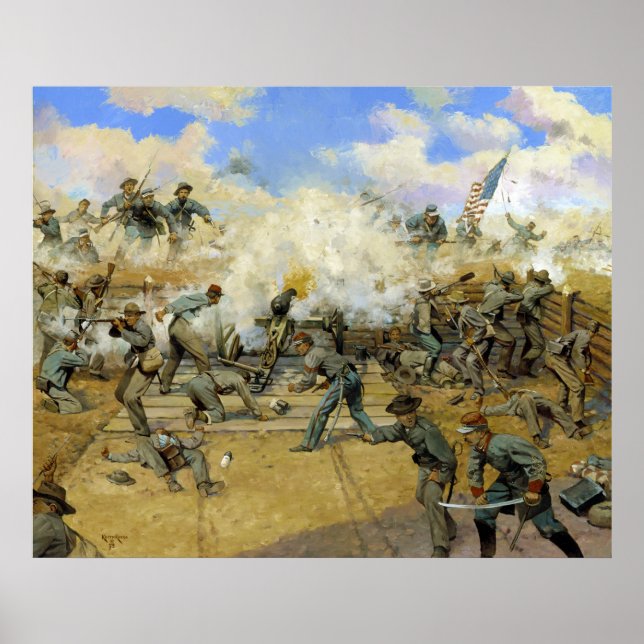 Shoot and Be Dammed by Keith Rocco Fort Gregg Poster (Front)