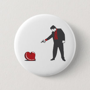 Shoot Down Love 6 Cm Round Badge