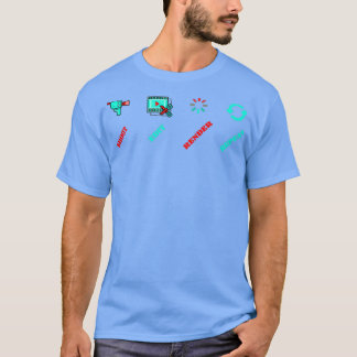 Shoot Edit Render Repeat Editor T-Shirt