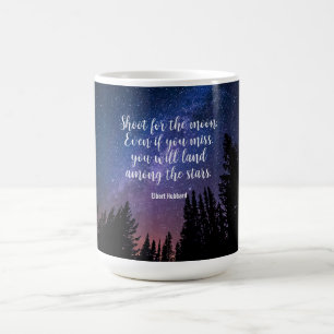 Shoot for the Moon - Inspirational Coffee Mug