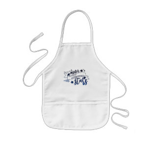 Shoot for the Moon Kids Apron
