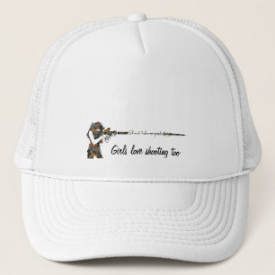 Shoot Like A Girl Trucker Hat