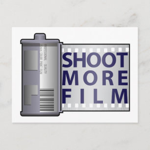Shoot More Film Postcard