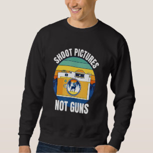 Shoot Pictures Not Guns Animal Photography Mens H Sweatshirt