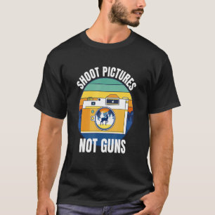 Shoot Pictures Not Guns Animal Photography Mens H T-Shirt