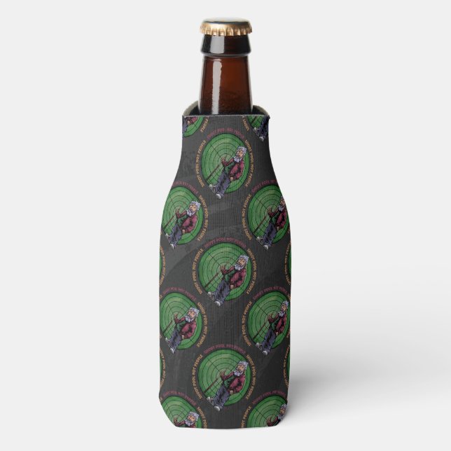 Shoot pool Not People Bottle Cooler (Bottle Front)