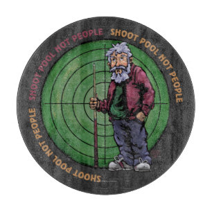 Shoot pool Not People Cutting Board