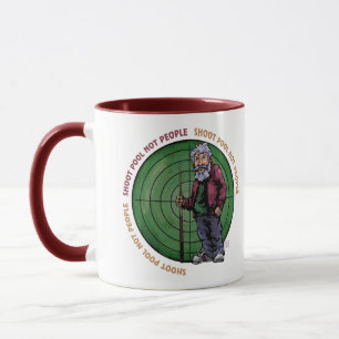 Shoot Pool Not People Mug
