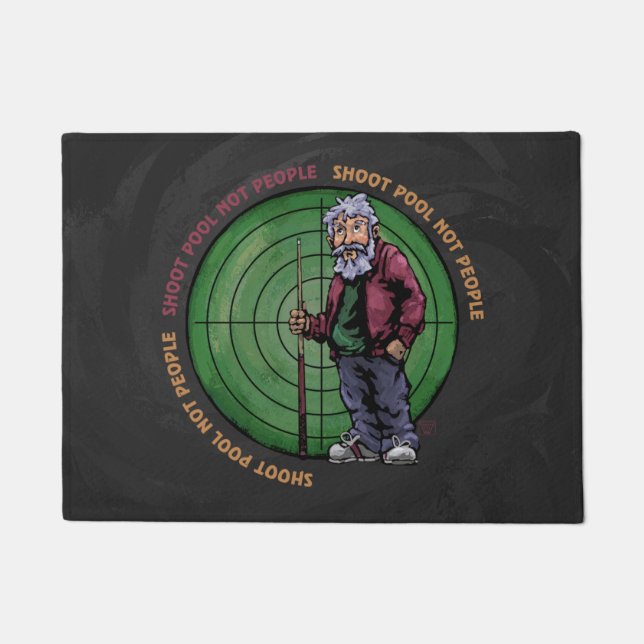 Shoot Pool Not People Please Doormat (Front)