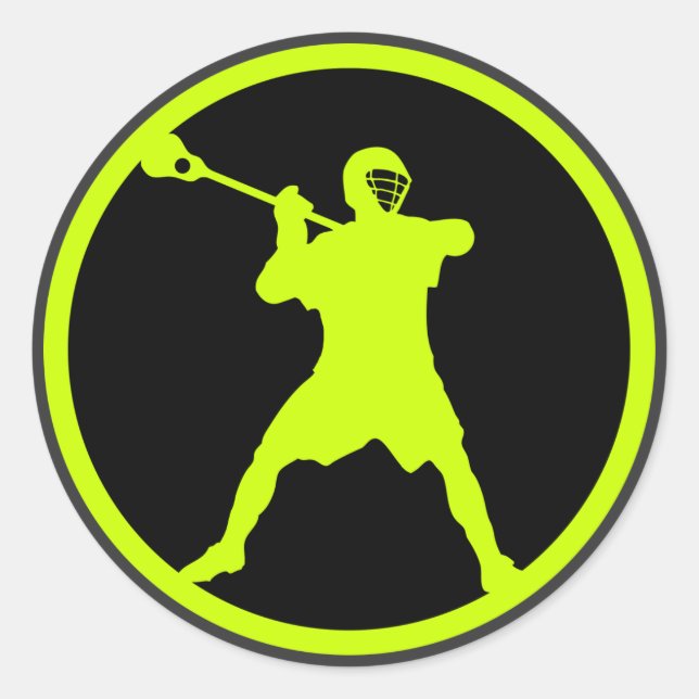 Shooter-green Classic Round Sticker (Front)