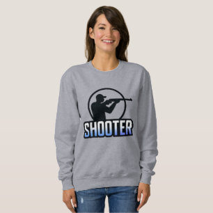 Shooter – Marksman Silhouette Premium Design Sweatshirt