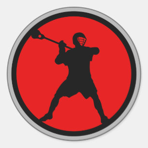 Shooter-red Classic Round Sticker