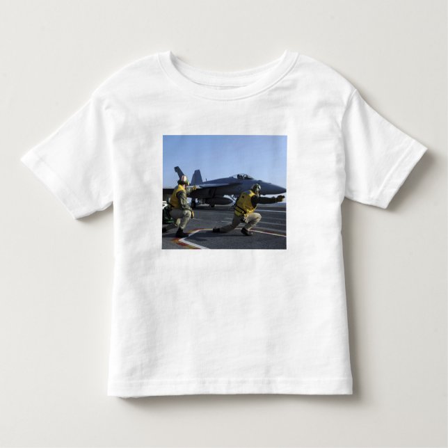 Shooters aboard the USS George HW Bush Toddler T-Shirt (Front)