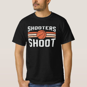 Shooters Shoot Ball Basketball Design T-Shirt