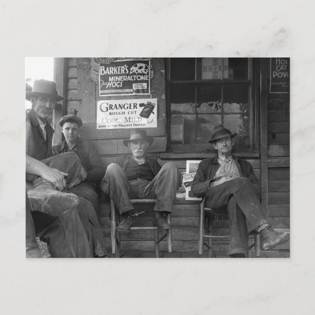 Shootin' the Breeze: 1935 Postcard (Front)