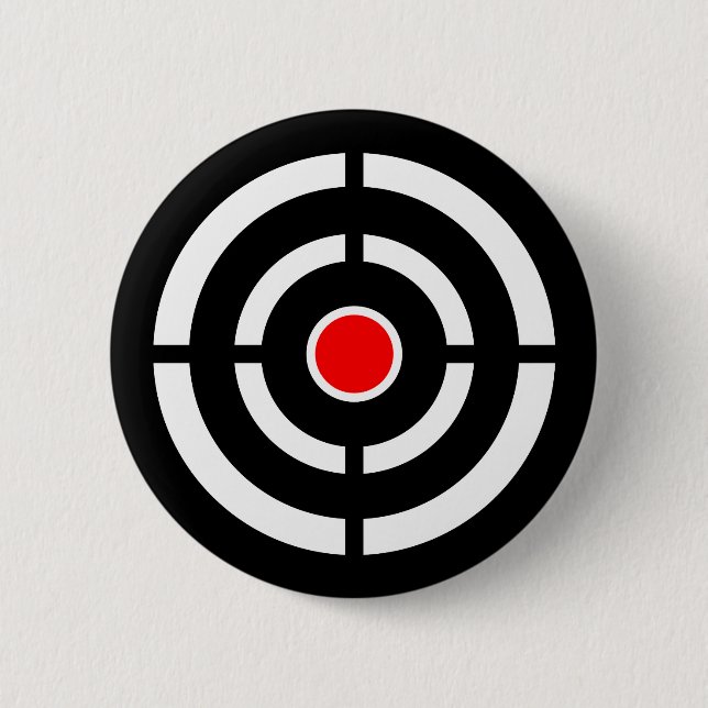 Shooting Archery Target 6 Cm Round Badge (Front)