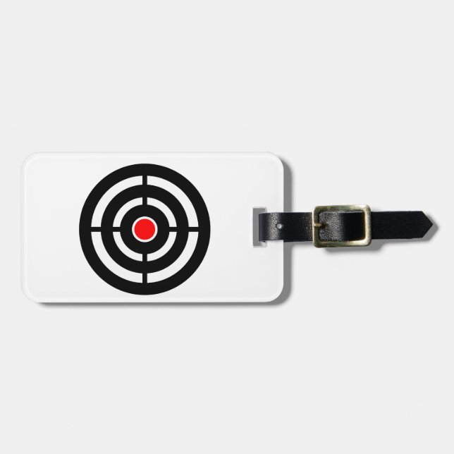 Shooting Archery Target Luggage Tag (Front Horizontal)