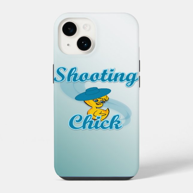 Shooting Chick #3 iPhone Case (Back)