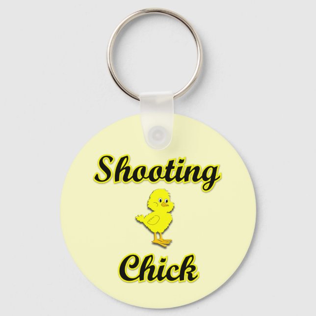 Shooting Chick Key Ring (Front)