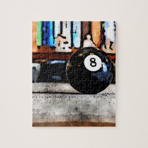 Shooting For The Eight Ball Jigsaw Puzzle