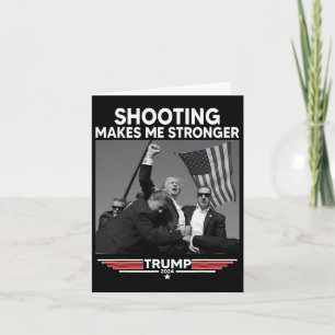 Shooting Makes Me Stronger Shooting Card