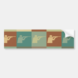 Shooting Pop Art Bumper Sticker
