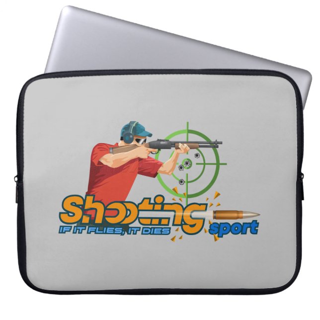 Shooting Sports | Laptop Sleeve 15" (Front)