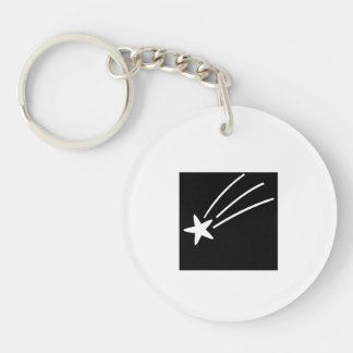 Shooting star key ring