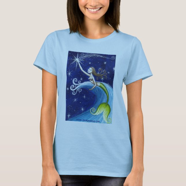 Shooting Star Mermaid T-Shirt (Front)