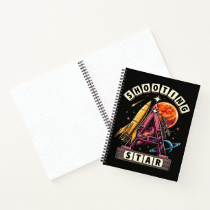 Shooting Star Space Notebook