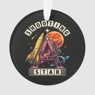 Shooting Star Space Ornament