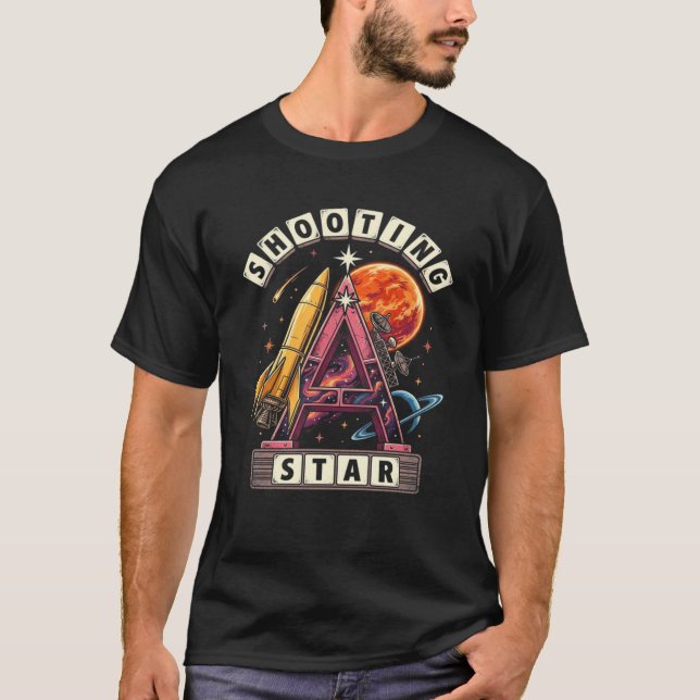 Shooting Star Space T-Shirt (Front)