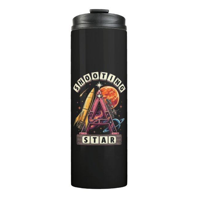 Shooting Star Space Thermal Tumbler (Front)