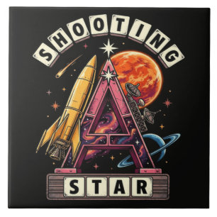 Shooting Star Space Tile