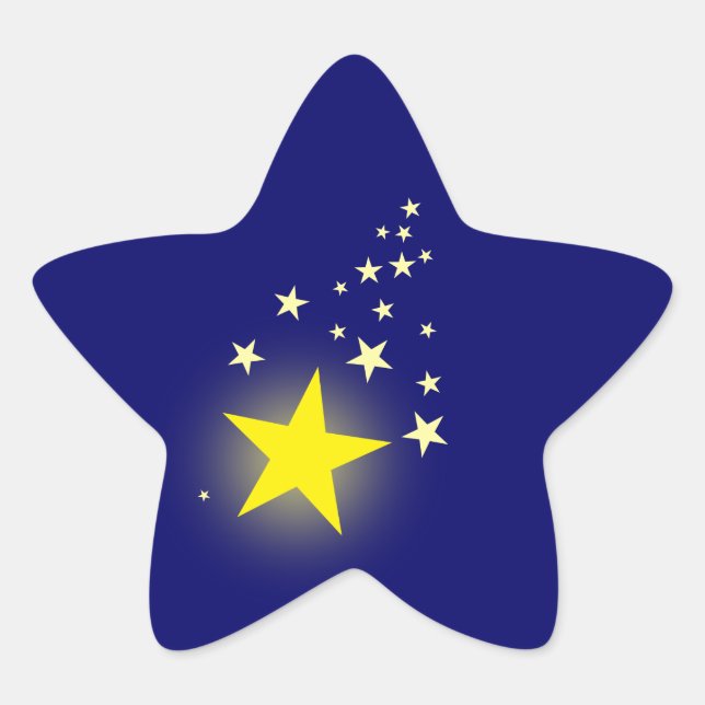 Shooting Star Star Sticker (Front)
