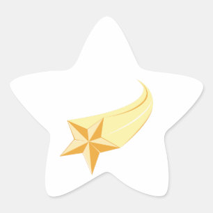 Shooting Star Star Sticker